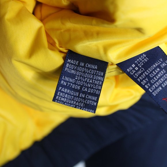 VTG Tommy Hilfiger Spell Out Down Jacket L260 - Picture 8 of 8